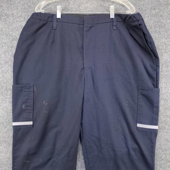 FedEx Mens VF Imagewear Reflective Uniform Pants Blue size 20R-35U Pockets - Picture 6 of 14